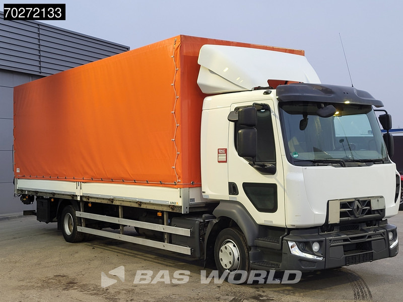 Камион с брезент Renault D 240 4X2 12t Ladebordwand ACC Euro 6: снимка 14