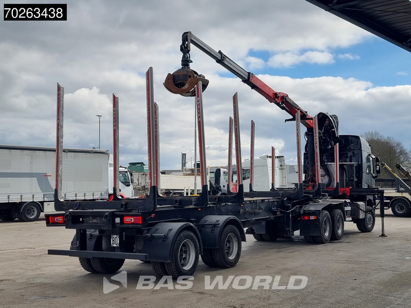 Renault K 520 6X6 Holz Kran Palfinger Q180Z96 6x6 Big-Axle Steelsuspension - Камион за дърва, Камион с кран: снимка 3 Renault K 520 6X6 Holz Kran Palfinger Q180Z96 6x6 Big-Axle Steelsuspension - Камион за дърва, Камион с кран: снимка 3