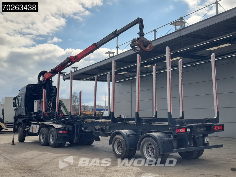 Renault K 520 6X6 Holz Kran Palfinger Q180Z96 6x6 Big-Axle Steelsuspension - Камион за дърва, Камион с кран: снимка 5 Renault K 520 6X6 Holz Kran Palfinger Q180Z96 6x6 Big-Axle Steelsuspension - Камион за дърва, Камион с кран: снимка 5