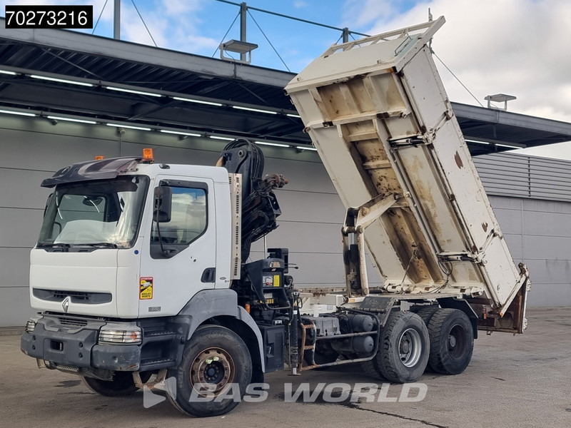 Renault Kerax 360 6X4 Hiab 144 B-2 Hiduo Kran Manual Big-Axle Steelsuspension Euro 3 - Самосвал камион, Камион с кран: снимка 5 Renault Kerax 360 6X4 Hiab 144 B-2 Hiduo Kran Manual Big-Axle Steelsuspension Euro 3 - Самосвал камион, Камион с кран: снимка 5