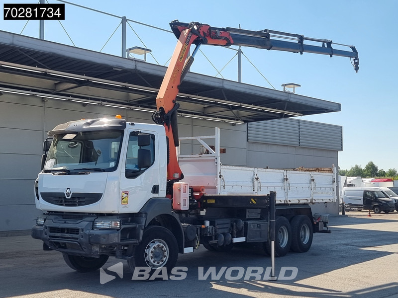 Renault Kerax 370 6X4 Palfinger PK16502 Kran Crane Big-Axle Steel suspension Euro 4 - Самосвал камион, Камион с кран: снимка 1 Renault Kerax 370 6X4 Palfinger PK16502 Kran Crane Big-Axle Steel suspension Euro 4 - Самосвал камион, Камион с кран: снимка 1