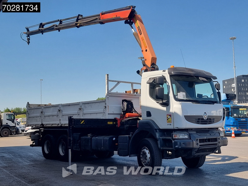 Renault Kerax 370 6X4 Palfinger PK16502 Kran Crane Big-Axle Steel suspension Euro 4 - Самосвал камион, Камион с кран: снимка 3 Renault Kerax 370 6X4 Palfinger PK16502 Kran Crane Big-Axle Steel suspension Euro 4 - Самосвал камион, Камион с кран: снимка 3