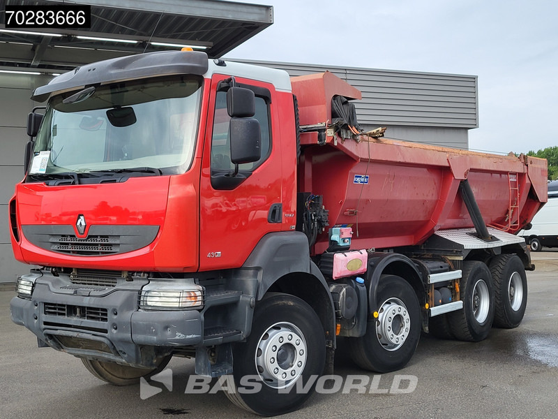 Самосвал камион Renault Kerax 430 8X4 16m3 Forez Bennes tipper Full Steel Big-Axle Automatic Euro 5: снимка 12