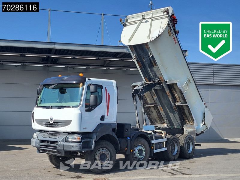Renault Kerax 430 8X4 16m3 tipper Retarder Big-Axle steel suspension automatic Euro 5 - Самосвал камион: снимка 1 Renault Kerax 430 8X4 16m3 tipper Retarder Big-Axle steel suspension automatic Euro 5 - Самосвал камион: снимка 1