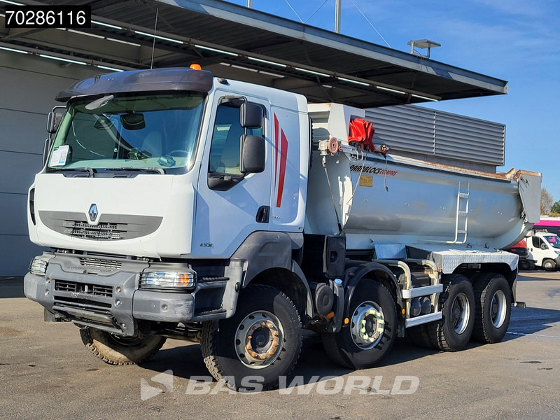 Самосвал камион Renault Kerax 430 8X4 16m3 tipper Retarder Big-Axle steel suspension automatic Euro 5: снимка 5