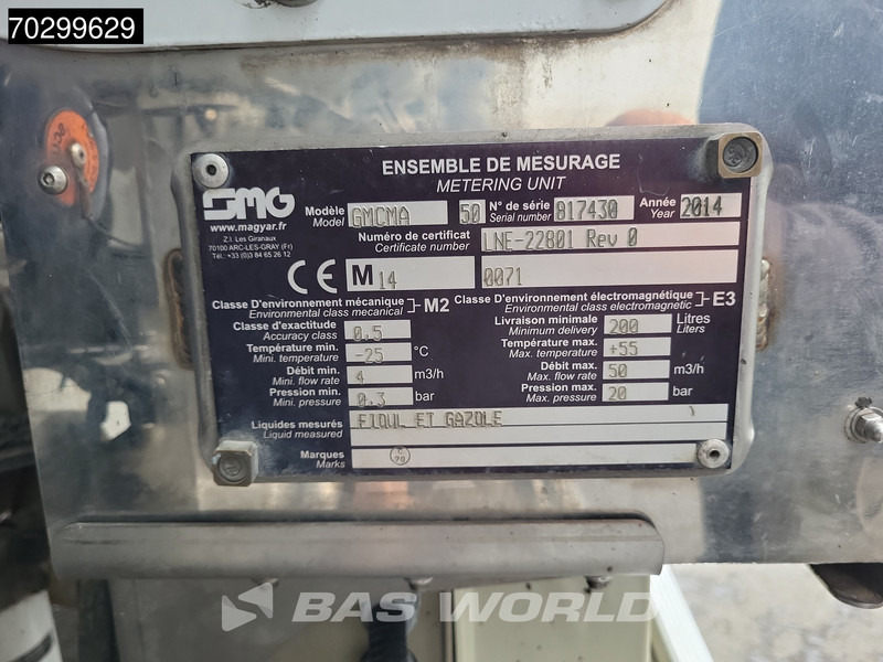 Камион цистерна За превоз на гориво Renault Premium 340 6X2 18540 Liter Fuel tanker Retarder ADR Manual Euro 5: снимка 12 Камион цистерна За превоз на гориво Renault Premium 340 6X2 18540 Liter Fuel tanker Retarder ADR Manual Euro 5: снимка 12