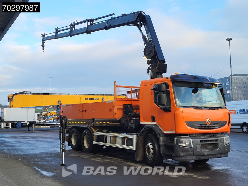 Renault Premium 430 Lander 6X4 HIAB 211 EP-4 Crane Kran 10m3Tipper Big-Axle Euro 5 - Самосвал камион, Камион с кран: снимка 3 Renault Premium 430 Lander 6X4 HIAB 211 EP-4 Crane Kran 10m3Tipper Big-Axle Euro 5 - Самосвал камион, Камион с кран: снимка 3