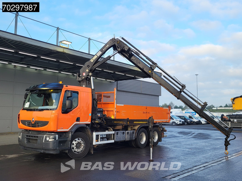 Renault Premium 430 Lander 6X4 HIAB 211 EP-4 Crane Kran 10m3Tipper Big-Axle Euro 5 - Самосвал камион, Камион с кран: снимка 5 Renault Premium 430 Lander 6X4 HIAB 211 EP-4 Crane Kran 10m3Tipper Big-Axle Euro 5 - Самосвал камион, Камион с кран: снимка 5