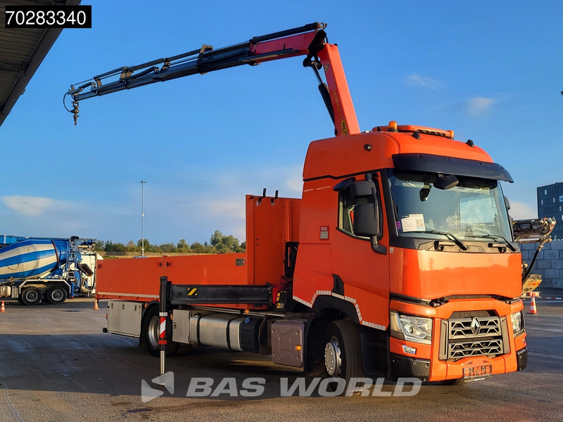 Renault T 380 4X2 Palfinger PK18002-EH Kran Crane Retarder Standklima Euro 6 - Бордови камион, Камион с кран: снимка 3 Renault T 380 4X2 Palfinger PK18002-EH Kran Crane Retarder Standklima Euro 6 - Бордови камион, Камион с кран: снимка 3