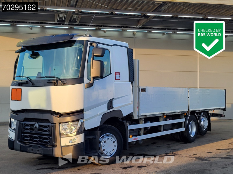 Renault T 440 6X2 750cm open box forklift preparation ADR Automatic Lift-Axle Euro 6 - Бордови камион: снимка 1 Renault T 440 6X2 750cm open box forklift preparation ADR Automatic Lift-Axle Euro 6 - Бордови камион: снимка 1
