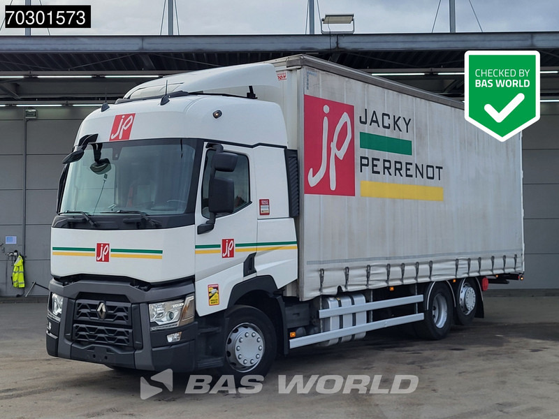 Renault T 480 6X2 Curtainsides Lift + steering axle Automatic Euro 6 - Камион с брезент: снимка 1 Renault T 480 6X2 Curtainsides Lift + steering axle Automatic Euro 6 - Камион с брезент: снимка 1