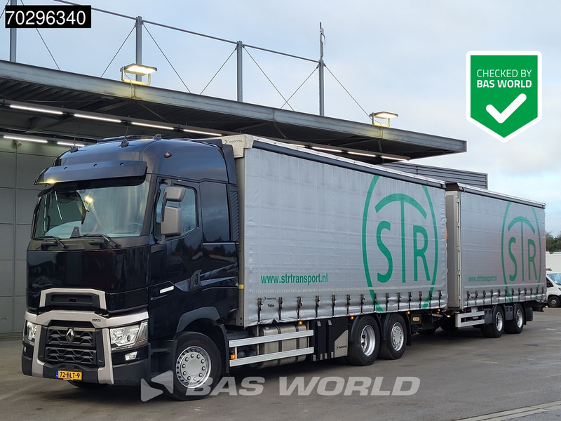 Renault T 480 6X2 NL-Truck combi Liftaxle 1500kg Ladebordwand Euro 6 - Камион с брезент: снимка 1 Renault T 480 6X2 NL-Truck combi Liftaxle 1500kg Ladebordwand Euro 6 - Камион с брезент: снимка 1