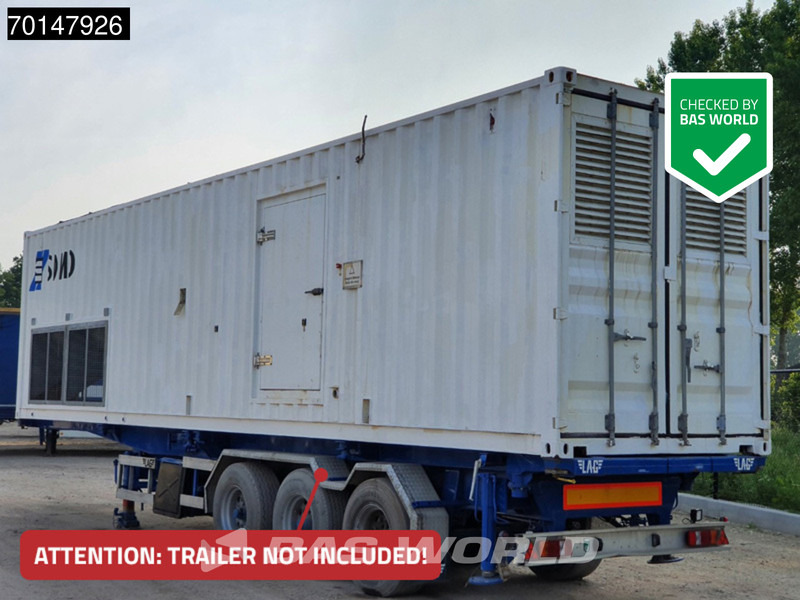 SDMO 51.2L70-4P 2600 KVA - ENGINE NEEDS REPAIR - Електрогенератор: снимка 1 SDMO 51.2L70-4P 2600 KVA - ENGINE NEEDS REPAIR - Електрогенератор: снимка 1