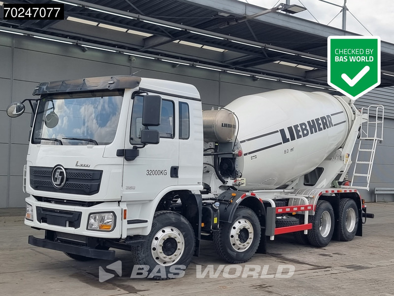 SHACMAN L3000 8X4 NEW 8m3 Liebherr Mixer Big Axle Steel suspension - Бетоновоз: снимка 1 SHACMAN L3000 8X4 NEW 8m3 Liebherr Mixer Big Axle Steel suspension - Бетоновоз: снимка 1