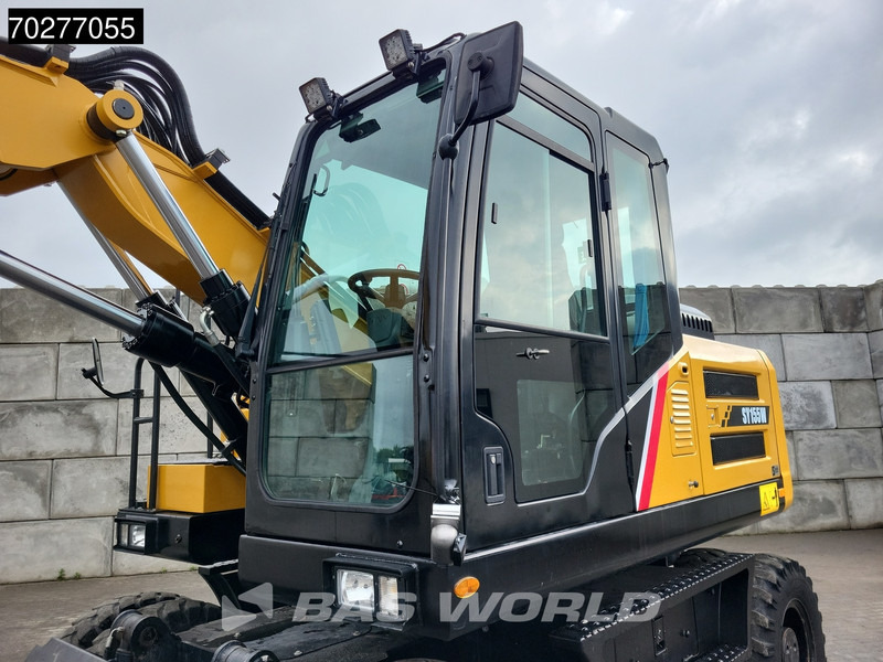 Колесен багер Sany SY155W: снимка 16