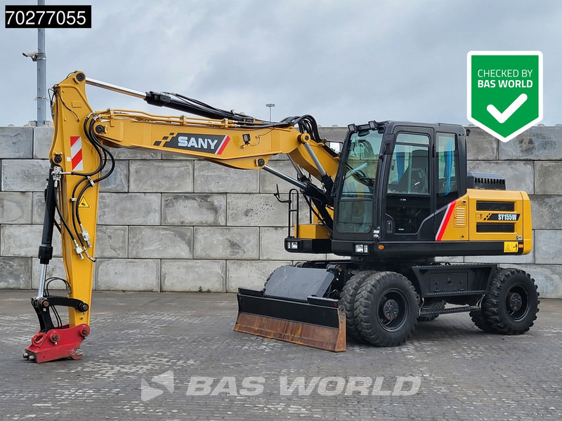 Sany SY155W - Колесен багер: снимка 1 Sany SY155W - Колесен багер: снимка 1