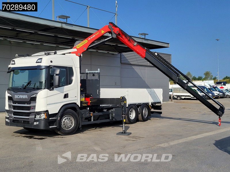 Scania G410 6X2 New! Palfinger PK24.001 SLD 5 Crane Kran Retarder Lift+Steering Axle LED ACC - Бордови камион, Камион с кран: снимка 3 Scania G410 6X2 New! Palfinger PK24.001 SLD 5 Crane Kran Retarder Lift+Steering Axle LED ACC - Бордови камион, Камион с кран: снимка 3