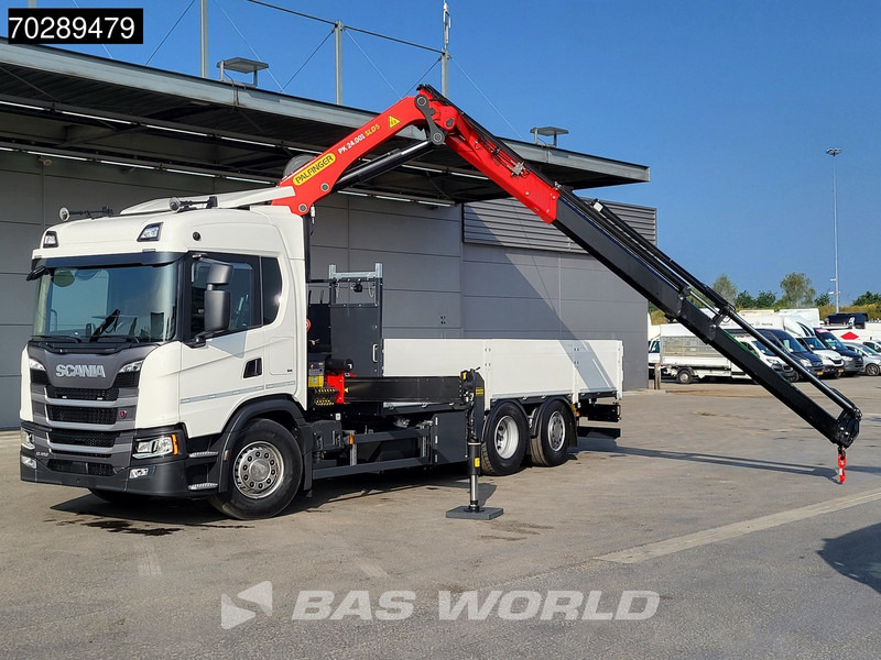 Scania G410 6X2 New! Palfinger PK24.001 SLD 5 Crane Kran Retarder Lift+Steering Axle LED ACC - Бордови камион, Камион с кран: снимка 3 Scania G410 6X2 New! Palfinger PK24.001 SLD 5 Crane Kran Retarder Lift+Steering Axle LED ACC - Бордови камион, Камион с кран: снимка 3