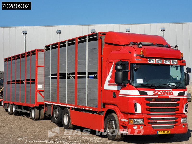 Scania G420 6X2 Cattle transport combi Liftable floor Lift-Asche Euro 5 - Камион фургон: снимка 3 Scania G420 6X2 Cattle transport combi Liftable floor Lift-Asche Euro 5 - Камион фургон: снимка 3