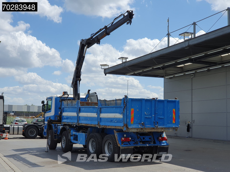 Scania G420 8X4 15m3 tipper Hiab 144 Crane Steelsuspension Manual Big-Axle Euro 3 - Самосвал камион, Камион с кран: снимка 2 Scania G420 8X4 15m3 tipper Hiab 144 Crane Steelsuspension Manual Big-Axle Euro 3 - Самосвал камион, Камион с кран: снимка 2