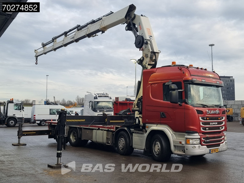 Scania G450 8X2 NL-Truck Hiab X-HIPRO 1058EP-6 Kran Front stab Retarder Euro 6 - Бордови камион, Камион с кран: снимка 3 Scania G450 8X2 NL-Truck Hiab X-HIPRO 1058EP-6 Kran Front stab Retarder Euro 6 - Бордови камион, Камион с кран: снимка 3