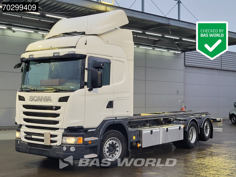 Scania G450 G 6X2 Full air suspension Automatic Lift+steering Axle Euro 6 - Контейнеровоз/ Сменна каросерия камион: снимка 1 Scania G450 G 6X2 Full air suspension Automatic Lift+steering Axle Euro 6 - Контейнеровоз/ Сменна каросерия камион: снимка 1