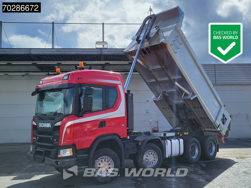 Scania G500 G 8X4 15m3 Istrail Tipper Retarder 3-Pedals Steel suspension Big-Axle Navi Euro 6 - Самосвал камион: снимка 1 Scania G500 G 8X4 15m3 Istrail Tipper Retarder 3-Pedals Steel suspension Big-Axle Navi Euro 6 - Самосвал камион: снимка 1