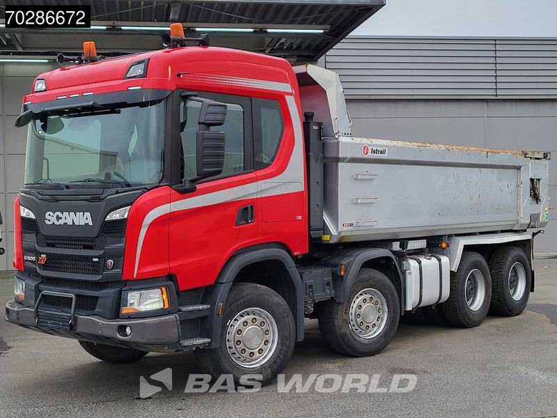 Scania G500 G 8X4 15m3 Istrail Tipper Retarder 3-Pedals Steel suspension Big-Axle Navi Euro 6 - Самосвал камион: снимка 5 Scania G500 G 8X4 15m3 Istrail Tipper Retarder 3-Pedals Steel suspension Big-Axle Navi Euro 6 - Самосвал камион: снимка 5