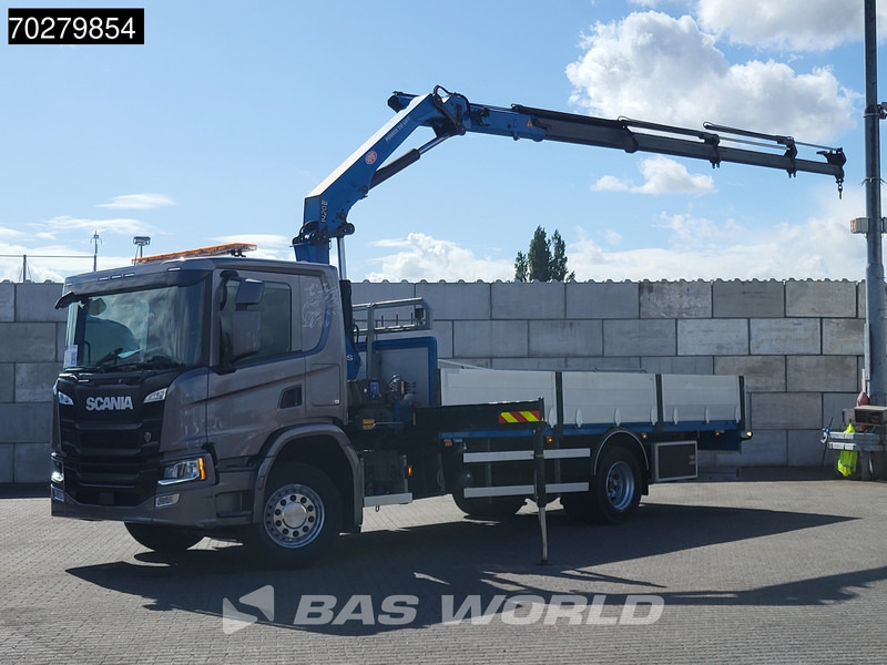 Scania P280 4X2 HMF 1420K-RC Kran Crane Automatic Euro 6 - Бордови камион, Камион с кран: снимка 1 Scania P280 4X2 HMF 1420K-RC Kran Crane Automatic Euro 6 - Бордови камион, Камион с кран: снимка 1
