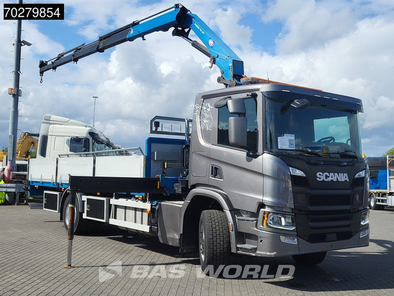 Scania P280 4X2 HMF 1420K-RC Kran Crane Automatic Euro 6 - Бордови камион, Камион с кран: снимка 3 Scania P280 4X2 HMF 1420K-RC Kran Crane Automatic Euro 6 - Бордови камион, Камион с кран: снимка 3