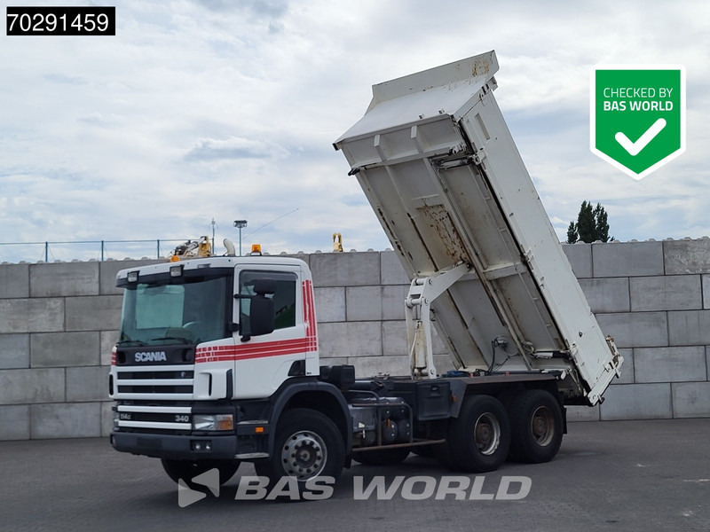 Scania P340 6X4 2 side11m3 Bennes Tipper Big-Axle Steelsuspension Manual Euro 3 - Самосвал камион: снимка 1 Scania P340 6X4 2 side11m3 Bennes Tipper Big-Axle Steelsuspension Manual Euro 3 - Самосвал камион: снимка 1