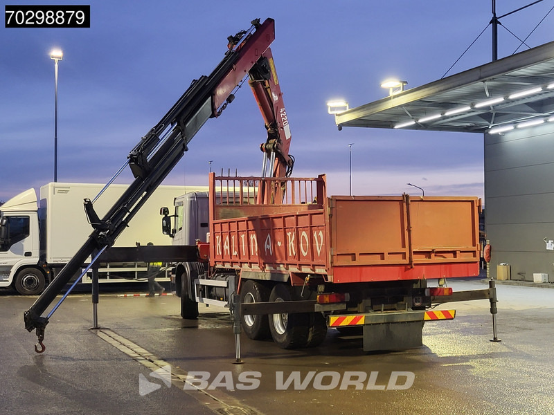 Scania P340 6X4 HMF 4220 K6 Crane Winch Tipper Full Steel Manual Gearbox - Самосвал камион, Камион с кран: снимка 5 Scania P340 6X4 HMF 4220 K6 Crane Winch Tipper Full Steel Manual Gearbox - Самосвал камион, Камион с кран: снимка 5