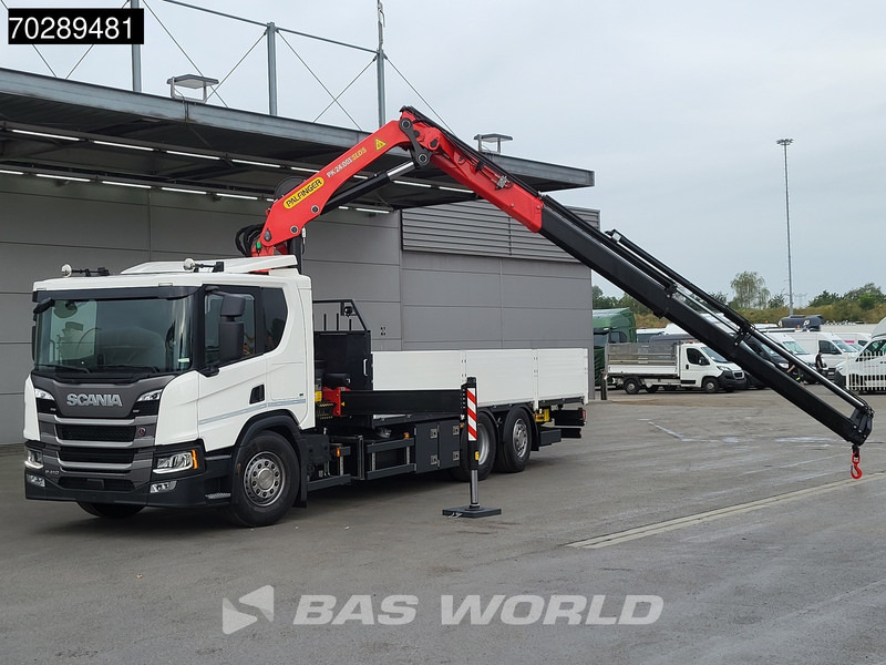 Scania P410 6X2 NEW! Palfinger PK24-001 SLD 5 Kran Crane Retarder Lift+steering axle - Бордови камион, Камион с кран: снимка 3 Scania P410 6X2 NEW! Palfinger PK24-001 SLD 5 Kran Crane Retarder Lift+steering axle - Бордови камион, Камион с кран: снимка 3
