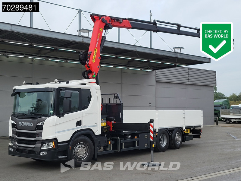 Scania P410 6X2 NEW! Palfinger PK24-001 SLD 5 Kran Crane Retarder Lift+steering axle - Бордови камион, Камион с кран: снимка 1 Scania P410 6X2 NEW! Palfinger PK24-001 SLD 5 Kran Crane Retarder Lift+steering axle - Бордови камион, Камион с кран: снимка 1