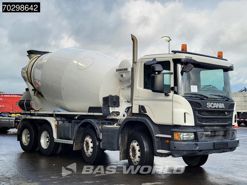 Scania P410 8X4 9m3 Liebherr mixer Automatic Steelsuspension Euro 6 - Бетоновоз: снимка 3 Scania P410 8X4 9m3 Liebherr mixer Automatic Steelsuspension Euro 6 - Бетоновоз: снимка 3