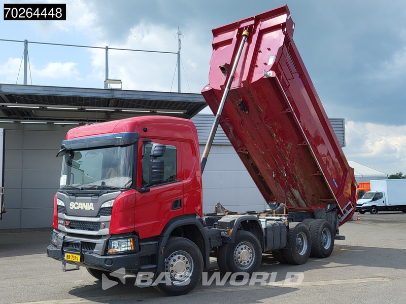 Scania P410 8X4 NL Truck 19m3 tipper Body Heating Big-Axle Steelsuspension Euro 6 - Самосвал камион: снимка 2 Scania P410 8X4 NL Truck 19m3 tipper Body Heating Big-Axle Steelsuspension Euro 6 - Самосвал камион: снимка 2
