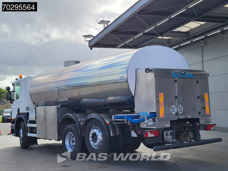 Scania P410 P 6X2 16000 Liter Milk Tank Retarder Lift+Steering axle Euro 6 - Камион цистерна: снимка 2 Scania P410 P 6X2 16000 Liter Milk Tank Retarder Lift+Steering axle Euro 6 - Камион цистерна: снимка 2