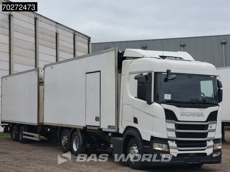 Scania R410 6X2 Refrigerated Combi Lamberet Carrier Retarder Euro 6 - Рефрижератор камион: снимка 3 Scania R410 6X2 Refrigerated Combi Lamberet Carrier Retarder Euro 6 - Рефрижератор камион: снимка 3