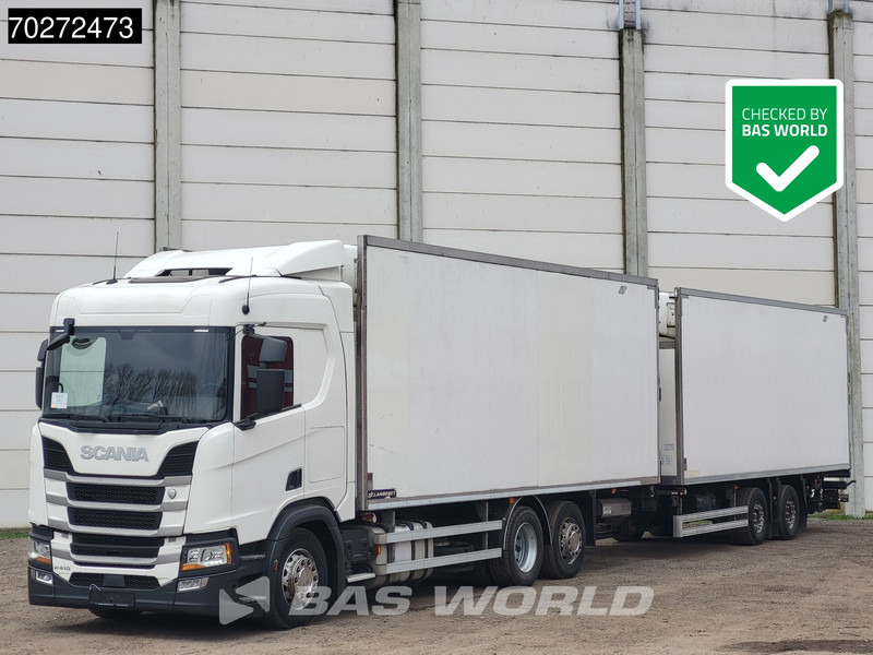 Scania R410 6X2 Refrigerated Combi Lamberet Carrier Retarder Euro 6 - Рефрижератор камион: снимка 1 Scania R410 6X2 Refrigerated Combi Lamberet Carrier Retarder Euro 6 - Рефрижератор камион: снимка 1