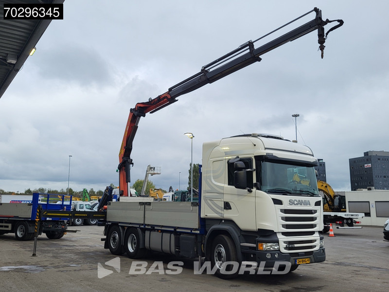 Scania R410 R 6X2 NL-Truck Palfinger PK22002-EH Crane Kran Lift+Steering-Axle Euro 6 - Бордови камион, Камион с кран: снимка 3 Scania R410 R 6X2 NL-Truck Palfinger PK22002-EH Crane Kran Lift+Steering-Axle Euro 6 - Бордови камион, Камион с кран: снимка 3