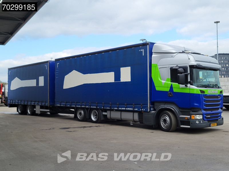 Scania R410 R 6X2 NL-Truck Standairco Lift+Steering-Axle Automatic Euro 6 - Камион с брезент: снимка 3 Scania R410 R 6X2 NL-Truck Standairco Lift+Steering-Axle Automatic Euro 6 - Камион с брезент: снимка 3
