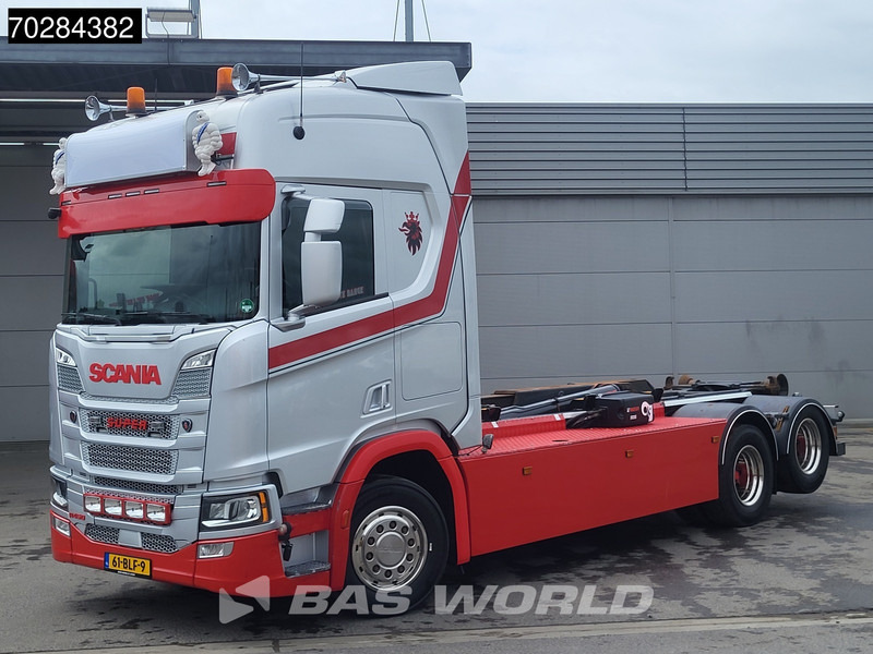 Scania R450 R 6X2 NL-Truck 26t Haak Retarder Liftas Navi Euro 6 - Мултилифт с кука камион: снимка 3 Scania R450 R 6X2 NL-Truck 26t Haak Retarder Liftas Navi Euro 6 - Мултилифт с кука камион: снимка 3
