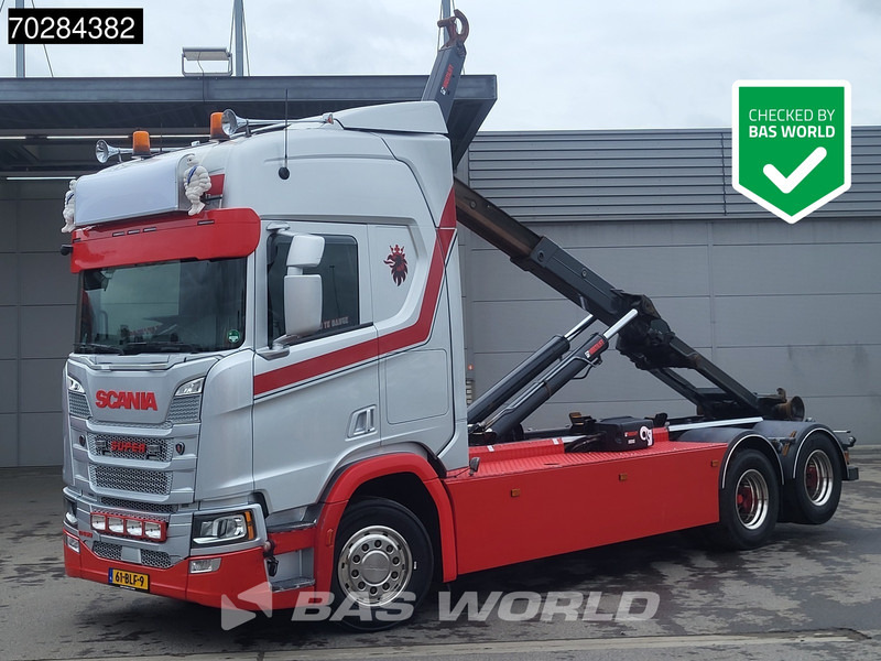 Scania R450 R 6X2 NL-Truck 26t Haak Retarder Liftas Navi Euro 6 - Мултилифт с кука камион: снимка 1 Scania R450 R 6X2 NL-Truck 26t Haak Retarder Liftas Navi Euro 6 - Мултилифт с кука камион: снимка 1