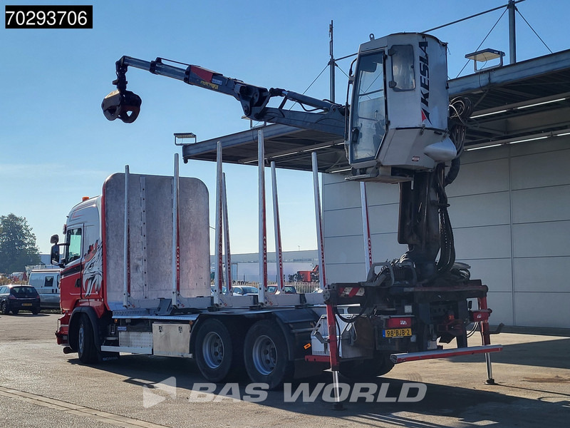 Scania R450 R 6X4 NL-Truck Kesla 2110T Crane Kran Holztransport Manual ACC Xenon Euro 6 - Камион за дърва, Камион с кран: снимка 2 Scania R450 R 6X4 NL-Truck Kesla 2110T Crane Kran Holztransport Manual ACC Xenon Euro 6 - Камион за дърва, Камион с кран: снимка 2