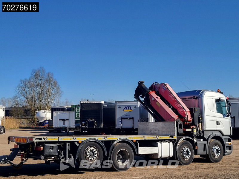 Scania R480 8X2 FASSI F660AXP.25 Manual Retarder Lift+Lenkachse Euro 5 - Бордови камион, Камион с кран: снимка 5 Scania R480 8X2 FASSI F660AXP.25 Manual Retarder Lift+Lenkachse Euro 5 - Бордови камион, Камион с кран: снимка 5