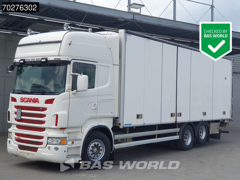 Scania R480 R 6X2 Thermo-king T-1200 R Retarder Manual Ladebordwand Xenon Navi Euro 5 - Рефрижератор камион: снимка 1 Scania R480 R 6X2 Thermo-king T-1200 R Retarder Manual Ladebordwand Xenon Navi Euro 5 - Рефрижератор камион: снимка 1