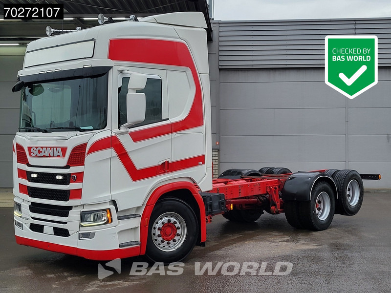 Scania R500 6X2 Chassis Retarder ACC Navi Liftachse Automatic Euro 6 - Шаси кабина: снимка 1 Scania R500 6X2 Chassis Retarder ACC Navi Liftachse Automatic Euro 6 - Шаси кабина: снимка 1