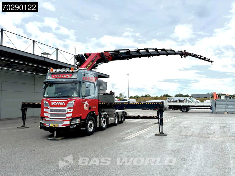 Scania R500 8X2 NL-Truck Palfinger PK165002 TEC 7 Crane Winch Fly-Jib Retarder Lift+steering - Бордови камион, Камион с кран: снимка 2 Scania R500 8X2 NL-Truck Palfinger PK165002 TEC 7 Crane Winch Fly-Jib Retarder Lift+steering - Бордови камион, Камион с кран: снимка 2