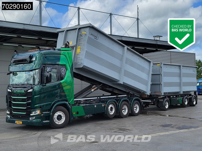 Scania R500 8X2 NL-Truck VDL SK-25-6600 Hooklift Retarder 2xTanks Navi ACC Euro 6 - Мултилифт с кука камион: снимка 1 Scania R500 8X2 NL-Truck VDL SK-25-6600 Hooklift Retarder 2xTanks Navi ACC Euro 6 - Мултилифт с кука камион: снимка 1