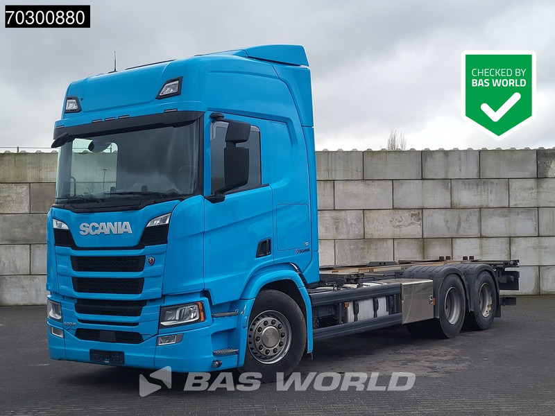 Scania R500 R 6X2 Full Air Retarder Lift Axle Euro 6 - Контейнеровоз/ Сменна каросерия камион: снимка 1 Scania R500 R 6X2 Full Air Retarder Lift Axle Euro 6 - Контейнеровоз/ Сменна каросерия камион: снимка 1